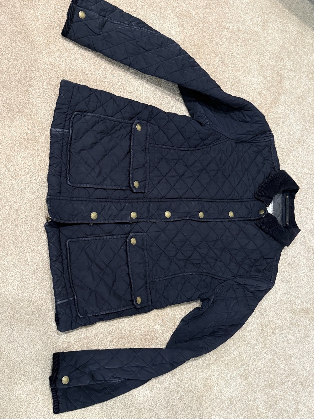 Vineyard Vines Navy Quilted Jacket